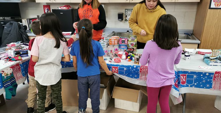 OMSK’s We Stand Club held a Mistletoe Market for Christmas Dec., 4 to 6th not only helping students with their Christmas shopping but learning math and business rules along the way.