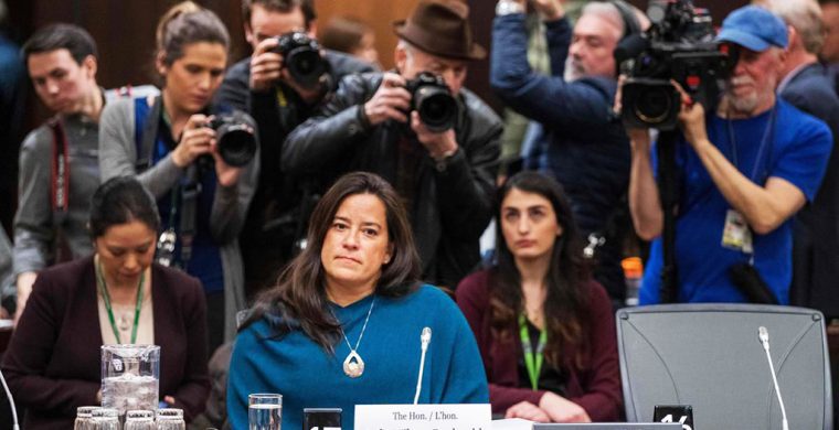 Jody Wilson-Raybould testfied for four hours before the Commons justice committee. (CP Photo)