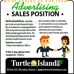 Turtle Island News is hiring Advertising Sales Positions!