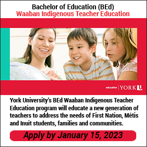 York University BEd Waaban Indigenous Teacher Education program