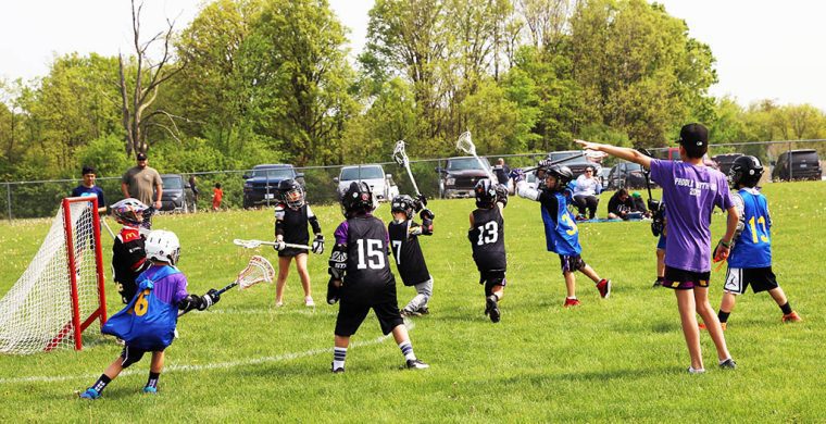 Six Nations elementary schools took to the track Tuesday holding its annual lacrosse tourney. (Photo by Jim C. Powless)