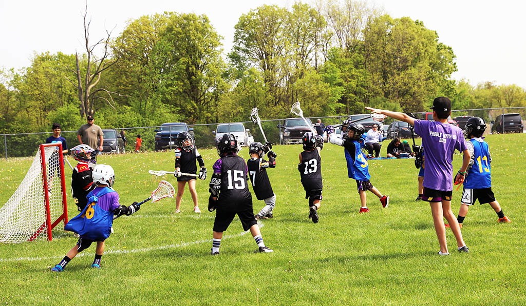 Six Nations elementary schools took to the track Tuesday holding its annual lacrosse tourney. (Photo by Jim C. Powless)