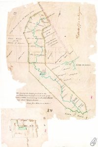 Left: Thomas Ridout map of Grand River Indian Lands .Below; the original Haldimand Proclamation dated  1784. 
( Both from Online Source )