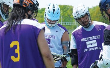 The Haudenosaunee squad that will compete at the world men’s field lacrosse championships had a recent training session in Six Nations.