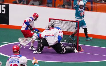 The Six Nations Chiefs are one win away from advancing to this year’s Mann Cup series. (Photo Credit Darryl Smart)