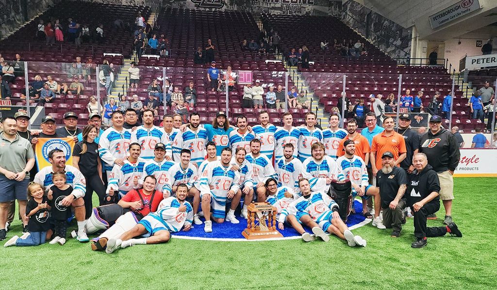 The Six Nations Chiefs will meet the host New Westminster Salmonbellies in this year’s Mann Cup series. (Photo courtesy Six Nations Chiefs)