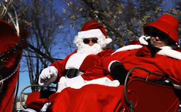 The local group “Spirits in Action” hosted the 37th annual Santa Clause Parade through Ohsweken with Santa Claus and Mrs. Claus welcoming the season. (Photos by Jim C. Powless / Lisa Iesse