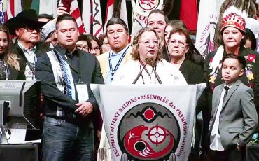 The Assembly of First Nations has a new National Chief...Cindy Woodhouse. The former Manitoba Regional Chief took the top job after six rounds of voting and conceding of her opponent who welcomed her to the position.