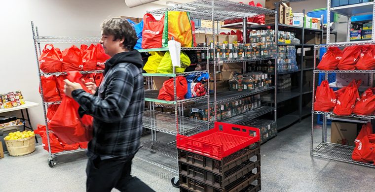 Shelves at Six Nations Food Bank aren’t as full as they usually are at this time of the year with the need for food assistance growing in the community.