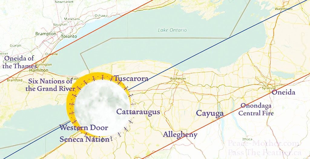 The eclipse will make its way across Haudenosaunee territories.