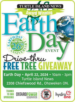 Turtle Island News Annual Earth Day Tree Giveaway