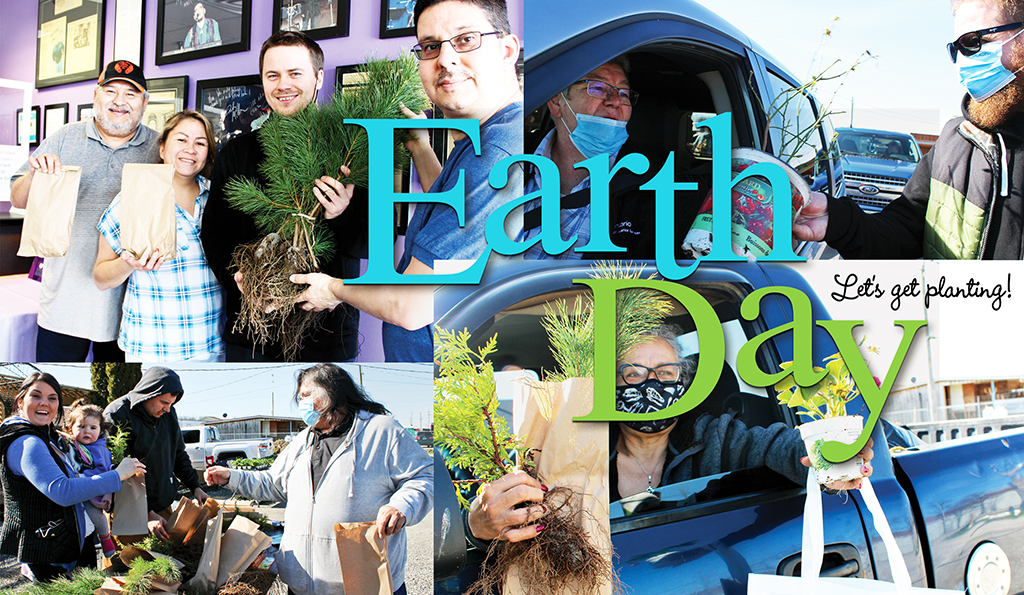 Turtle Island News annual Earth Day tree-give away is April 22nd, and through the years we have had so many enjoy the day. (Turtle Island News files)
