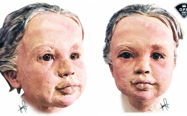 Photo: 3D facial approximation of small child whose remains were discovered in the Grand River in Dunnville