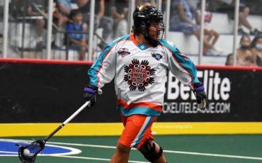 Jordan Durston, a former National Lacrosse League player who also suited up for the Six Nations Chiefs, is now starring at the Senior B level with the Six Nations Rivermen.