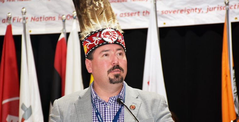 Ontario Regional Chief Abram Benedict