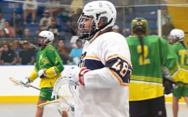 Layne Smith joined the Allegany Arrows following an early-season trade with his hometown Six Nations Rivermen. Photo courtesy Allegany Arrows.