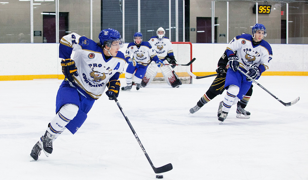 Brandon Montour will have his jersey, number 62, retired by the Caledonia Corvairs on Oct. 30.