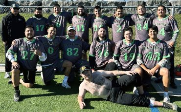 The Six Nations Stallions advanced to the championship final of the A Division in this year’s Ontario Senior Men’s Field Lacrosse League. Photo courtesy Danton Miller.