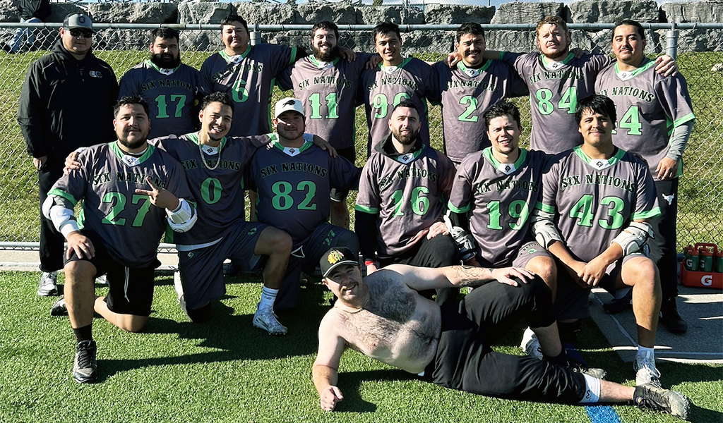 The Six Nations Stallions advanced to the championship final of the A Division in this year’s Ontario Senior Men’s Field Lacrosse League. Photo courtesy Danton Miller.