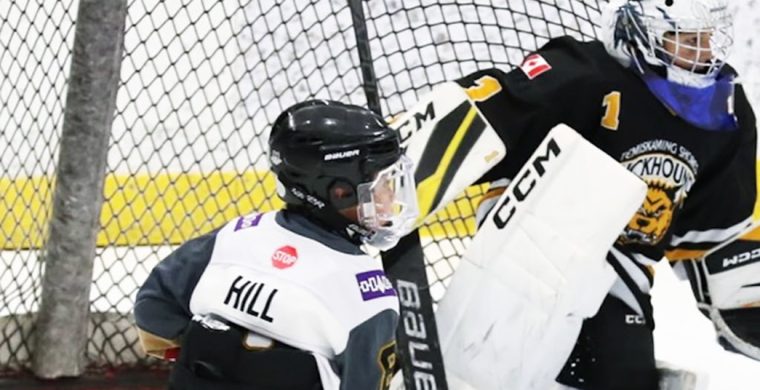 Six Nations’ own Rato’ratseriio Hill will be on a Canadian hockey team that will compete at an Austrian tournament next June. (Photos courtesy Wayne Hill)