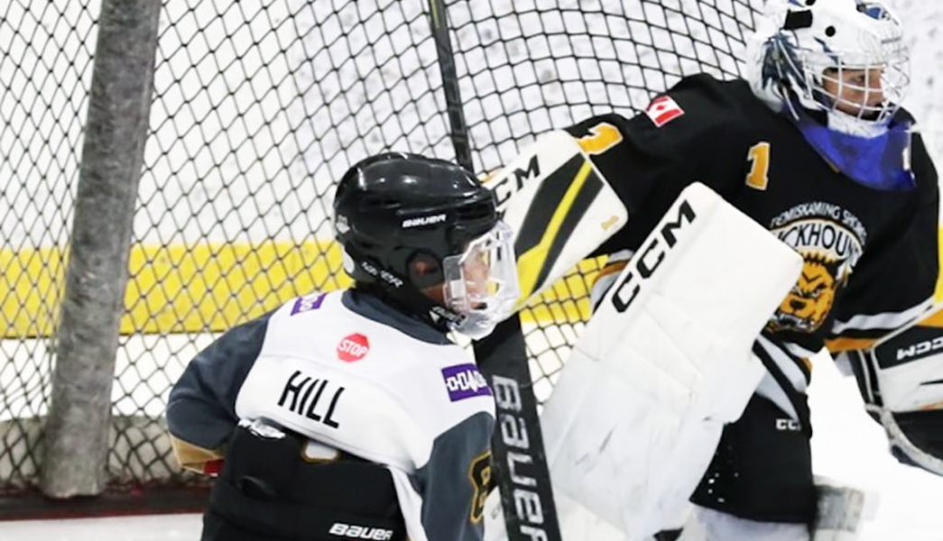 Six Nations’ own Rato’ratseriio Hill will be on a Canadian hockey team that will compete at an Austrian tournament next June. (Photos courtesy Wayne Hill)