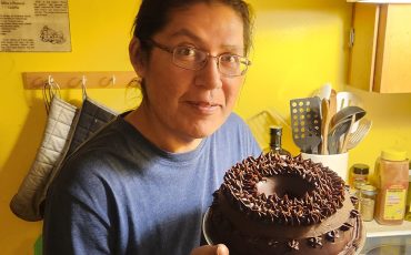 Xavier’s chocolate cake from his friend Emmy’s recipe (Submitted Photo)