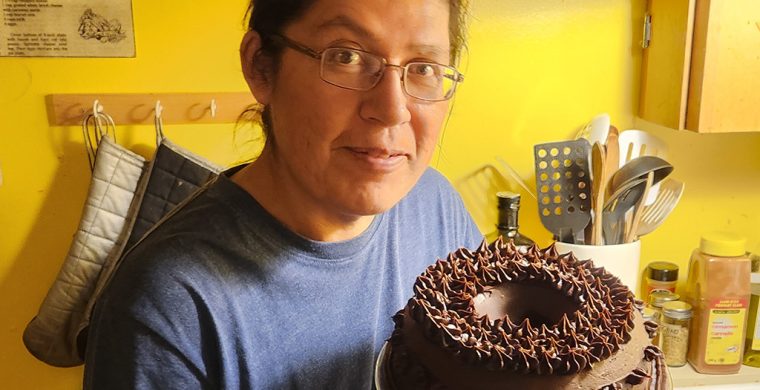 Xavier’s chocolate cake from his friend Emmy’s recipe (Submitted Photo)