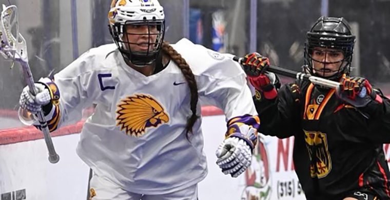 Six Nations’ own Fawn Porter is hoping to participate in the 2028 Los Angeles Olympics. (Photos courtesy Haudenosaunee Nationals media team)