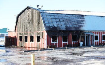 Arsonists hit Six Nations’ favourite restaurant, Burger Barn, early Monday morning destroying the structure. Six Nations Police are investigating ... (Photo by Jim C. Powless)