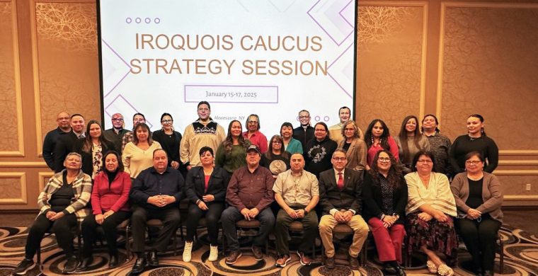 Band council chiefs and councillors from across Iroquoian communities met recently to discuss a variety of issues affecting the communities. (Supplied Photo)