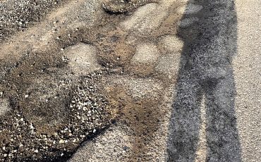 Notice a large pothole? Call public works and report the location - 519.445.4242