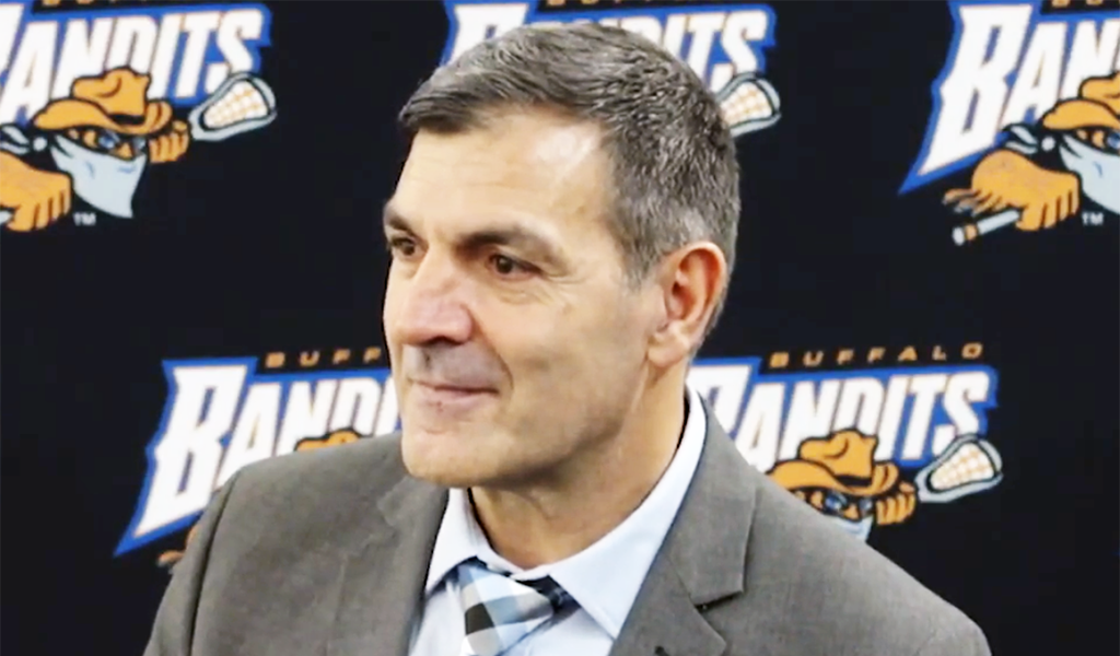 Six Nations Chiefs’ head coach John Tavares is also the head coach of the National Lacrosse League’s Buffalo Bandits. (Submitted photo)
