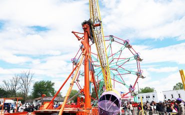 Six Nations midway was packed with amusement park rides and at the track races marking the Six Nations family fun that comes with marking 159 years of Victoria Day. (Photos by Jim C. Powless)