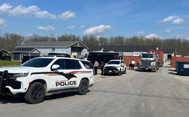 Six Nations police and OPP raided a massive tobacco operation being run by a non-Indigenous criminal network. (Photos by Tara Lindemann) Story on page 3.