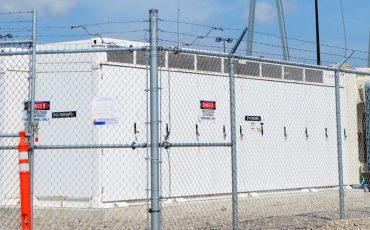 Each battery pack weighs 84,000 pounds.