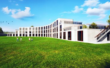 A modern, stylish three story 30 unit housing project is being proposed to be built on a controversial cannabis field that is already raising the ire of neighbours. (Horizon Legacy Photo)