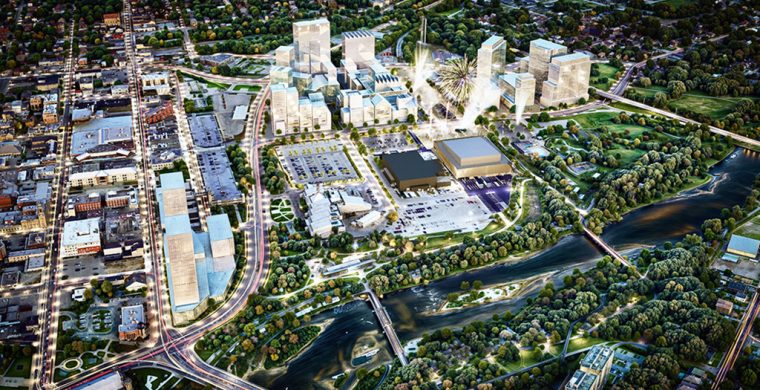 Brantford downtown entertainment centre concept.