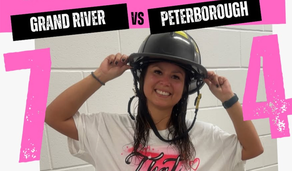 Alisha Smith, playing in her final WMSL game on Saturday, was named as the team MVP for the Grand River Attack in its win over the Peterborough Lakers. (Photo courtesy Grand River Attack)
