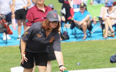 Six Nations Police joined area police forces in hosting the Special Olympics with the bocce tournament held at the Six Nations sports field grounds last week.. Page 5. (Photo by Jim C. Powless)