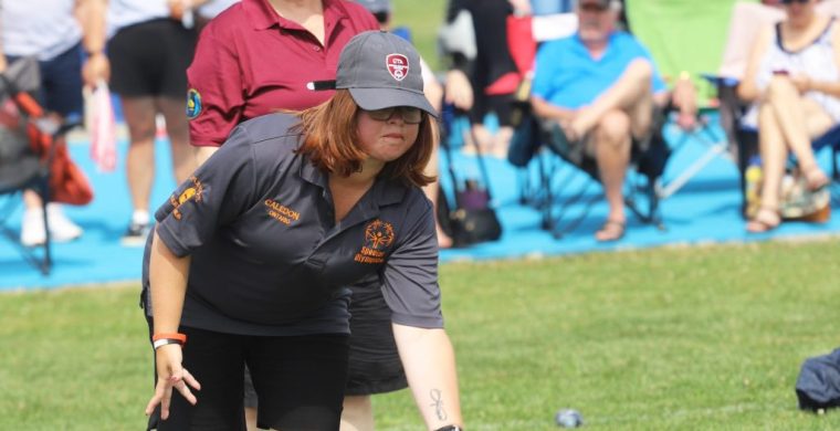 Six Nations Police joined area police forces in hosting the Special Olympics with the bocce tournament held at the Six Nations sports field grounds last week.. Page 5. (Photo by Jim C. Powless)