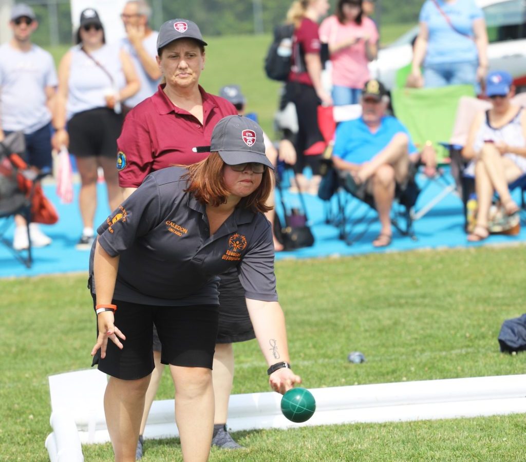 Six Nations Police joined area police forces in hosting the Special Olympics with the bocce tournament held at the Six Nations sports field grounds last week.. Page 5. (Photo by Jim C. Powless)
