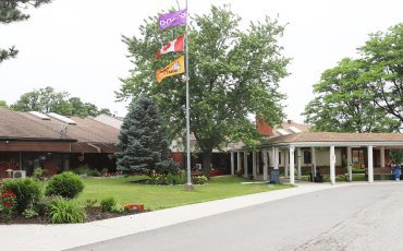 Six Nations Iroquois Lodge is still closed after severe flooding hit the community and sparked Six Nations admainistrtion to declared an emergency. (Photo by Jim C. Powless)