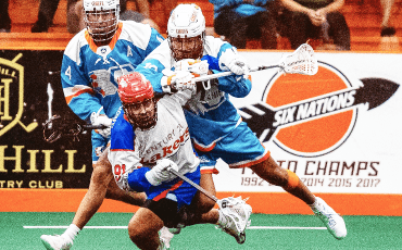 The Six Nations Chiefs have pushed the Peterborough Lakers to the brink of elimination following a 9-4 victory in Game 3 of their MSL championship final series on Thursday. Photo by Darryl Smart.