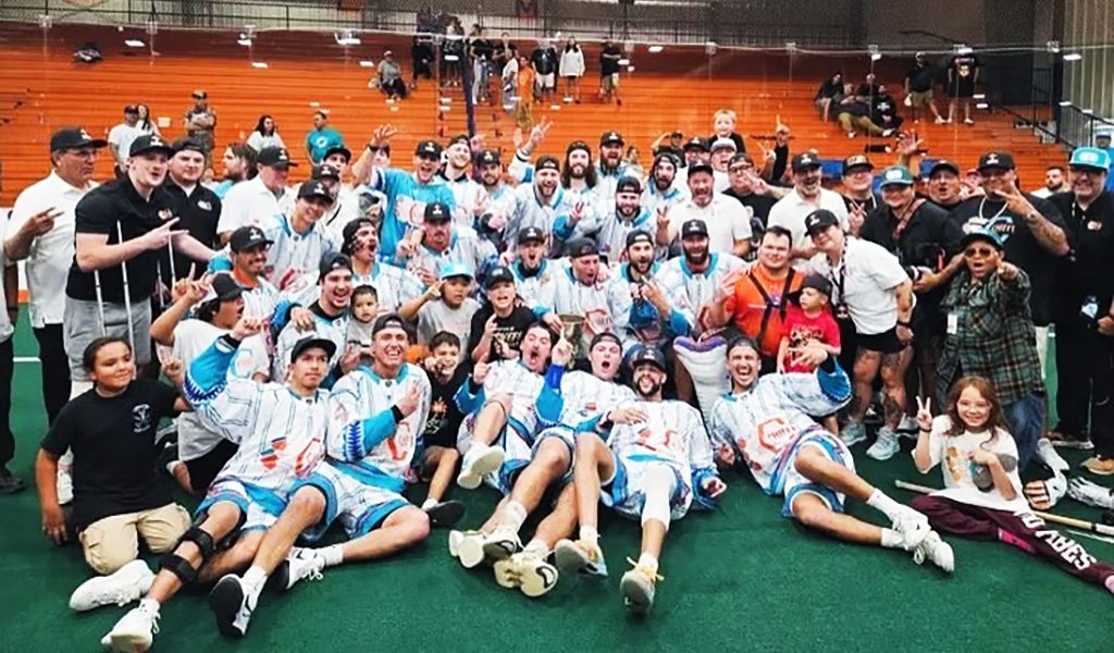 The Six Nations Chiefs won their eighth Mann Cup championship in franchise history last year. Photo courtesy Six Nations Chiefs.