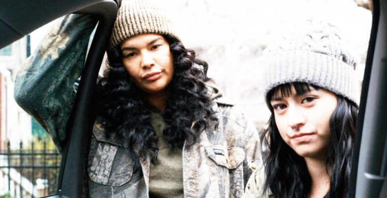 Ellyn Jade, left, plays Nika, and Star Slade plays Madison in the feature film Nika & Madison, produced and directed by Walpole Island First Nation member Eva Thomas, which makes its world premiere at the Toronto International Film Festival Sept. 7. (Redlights Feature Productions Photo)