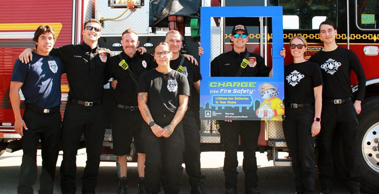 Things were heating up with Six Nations Firefighters marking Fire Prevention Week with displays and a smoke dance competition Saturday outside Fire Station One in Ohsweken. (Photos by Carly McHugh)