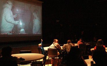 The audience at the “Mush Hole” were excited to see the investigations. (Photos by Carly McHugh)