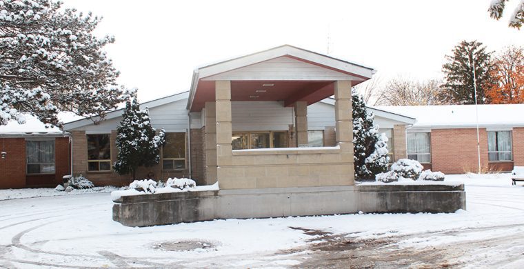 The former Fox Ridge Community Care building in Brantford is undergoing upgrades and safety measures before Six Nations elders move in. (Photo by Carly McHugh)
