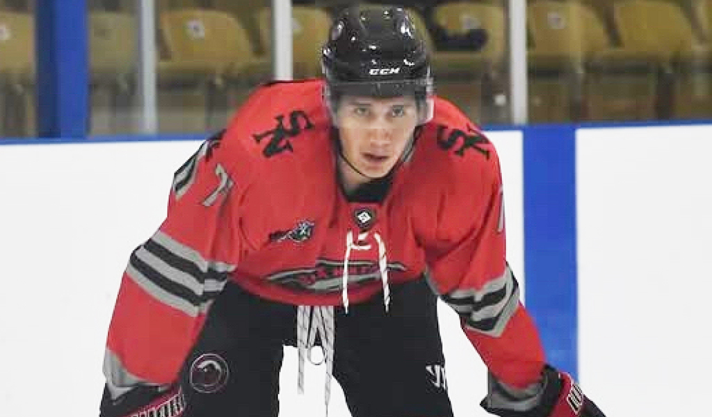 Chris Hrabec picked up his first win between the pipes for the Six Nations Ironmen on Sunday. Photo by Honee Anderson.