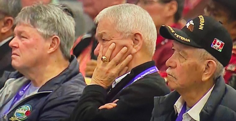 Assembly of First Nations Chiefs listen to Prime Minister Carney’s speech and answers to questions posed during the AFN annual Ottawa meeting.